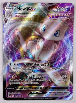 Pokemon TCG - Mew VMAX 114/264 - SWSH Fusion Strike - Ultra Rare - Holo - NM - Image 1