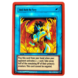 Hell Hath No Fury 054/150 Epic Ward TCG Trading Card Game 1st Edition Gen 2 NM - Image 1