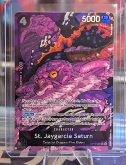 One Piece TCG - St. Jaygarcia Saturn OP13-083 Alt Art - Near Mint - Pack Fresh! - Image 3
