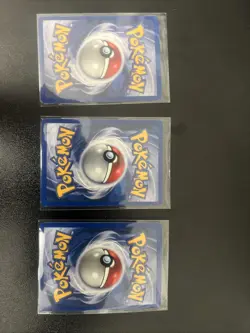 Pokemon TCG Trio Set Dark Jolteon Dark Flareon Dark Vaporeon NON HOLO - Image 2
