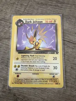 Pokemon TCG Trio Set Dark Jolteon, Dark Flareon, Dark Vaporeon - Image 2