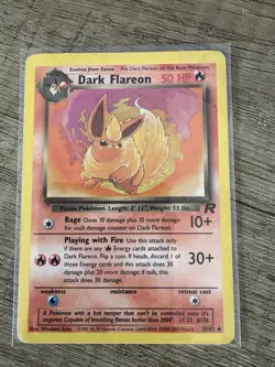 Pokemon TCG Trio Set Dark Jolteon, Dark Flareon, Dark Vaporeon - Image 4