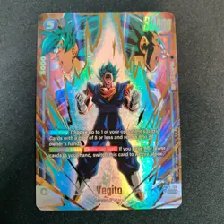 Dragon Ball Fusion World Vegito Secret Rare Card Alt Art FB02-139 - Image 4