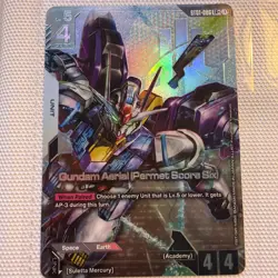Aerial (Permet Score Six) Alternate Art Foil -ST01-006 LR+ -Gundam TCG Card Game - Image 1