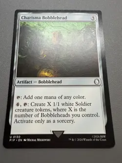 Charisma Bobblehead U 0130 MTG PIP Fallout Uncommon NM REGULAR - Image 1