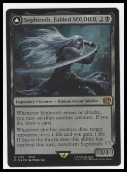Sephiroth, Fabled SOLDIER [Foil] #115 - MTG Final Fantasy | Legendary - Image 1