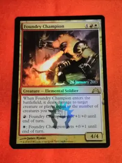 Foundry Champion 165/249 Prerelease Promo Foil Gatecrash MTG - Unplayed Mint+ - Image 1