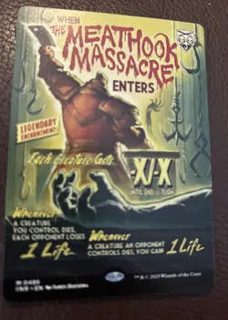 Magic The Gathering MTG The Meathook Massacre Showcase Poster Unplayed NM - Image 1