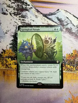 SPRINGLEAF PARADE Extended Art Rare Lorwyn Eclipsed Near Mint MTG - Image 1