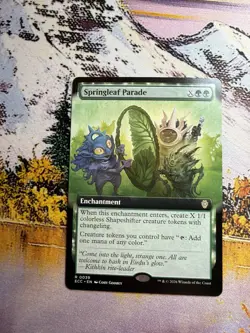 SPRINGLEAF PARADE Extended Art Rare Lorwyn Eclipsed Near Mint MTG - Image 3