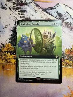 SPRINGLEAF PARADE Extended Art Rare Lorwyn Eclipsed Near Mint MTG - Image 4