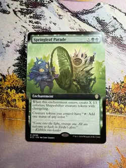 SPRINGLEAF PARADE Extended Art Rare Lorwyn Eclipsed Near Mint MTG - Image 5