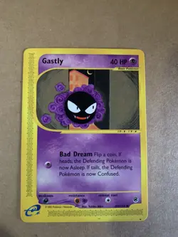 Pokemon TCG Gastly Expedition Base Set 109/145 Regular Common E-Reader MINT! - Image 1