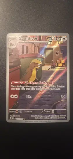 Gumshoos 153/132 Me01: Mega Evolution Holo Pokemon TCG NM - Image 1