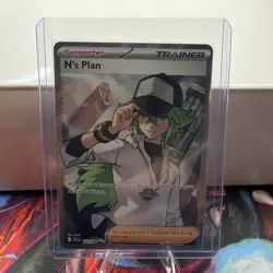 Pokemon TCG N's Plan 170/86 Black Bolt Full Art Ultra Rare - Image 1
