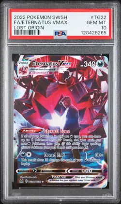 Pokemon Lost Origin Eternatus VMAX TG22/TG30 Trainer Gallery PSA 10 - Image 1