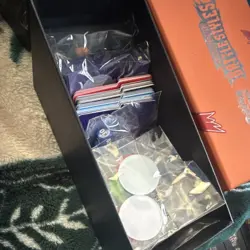 3 Pokemon TCG Tin & 7 ETB box (empty) Lot w/ accessories (sleeves, dices, etc) - Image 3