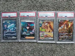 Pokemon Special Illustration Rare PSA 9 Lot of 4 - Image 1