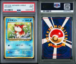 1997 POKEMON JAPANESE JUNGLEGOLDEEN 118 PSA 9 - Image 3