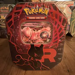 Pokemon TCG - Team Rocket Tins Mewtu ex Tin-Box - DEUTSCH NEU & OVP - Image 1