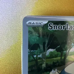Pokemon TCG Snorlax Promo Card S&V 151 SVP051 Pokemon Center Stamped Sealed - Image 3