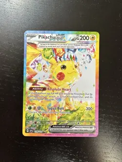 Pokemon Pikachu TCG EX Card 238/191 Surging Sparks SIR, Mint Condition - Image 1