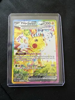 Pokemon Pikachu TCG EX Card 238/191 Surging Sparks SIR, Mint Condition - Image 2