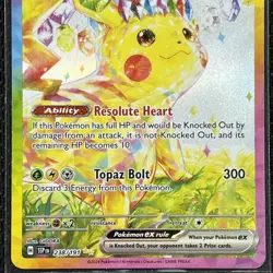Pikachu ex 238/191 SV08 Surging Sparks English SIR Pokemon Holo SSP TCG CCG - Image 3