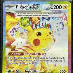 Pikachu ex 238/191 SV08 Surging Sparks English SIR Pokemon Holo SSP TCG CCG - Image 4