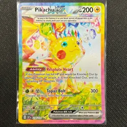 Pikachu EX 238/191 SIR Pokemon Card English Surging Sparks 2019 TCG CCG Full Art - Image 1