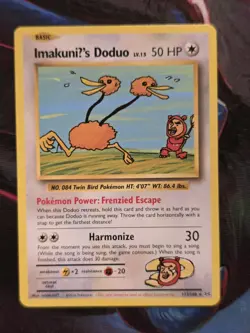 ImakuniU's Doduo 112/108 XY Evolutions Secret Rare Pokemon Card - Image 1