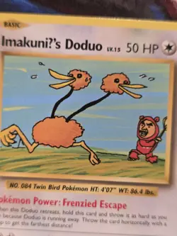 ImakuniU's Doduo 112/108 XY Evolutions Secret Rare Pokemon Card - Image 2