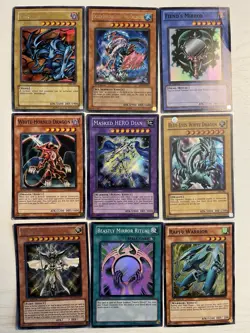 Yu-Gi-Oh Lot 43 Cards- Mixed Lot- Some 1st Ed, Holos. All Vintage Cards - Image 1
