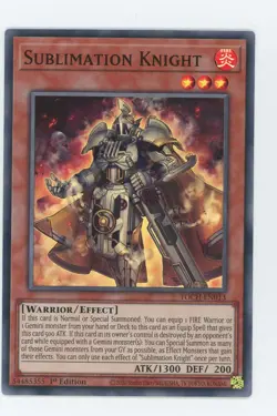 Yugioh Sublimation Knight TOCH-EN013 Super Rare 1st Edition NM x2 - Image 1