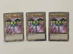 Yugioh Mechanicalchaser x 3 - 1st Edition Platinum Secret Rare NM - Free Holo - Image 1