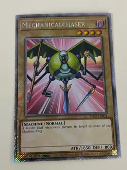 Yugioh Mechanicalchaser x 3 - 1st Edition Platinum Secret Rare NM - Free Holo - Image 4