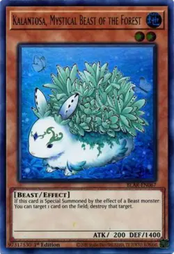 Yugioh! Kalantosa, Mystical Beast of the Forest - BLAR-EN067 - Ultra Rare - 1st - Image 1