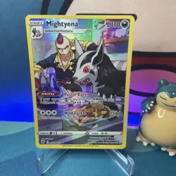 Mightyena Sword & Shield Mfg-Astral Radiance Tg09/Tg30 Holo Rare Pokemon TCG - Image 1