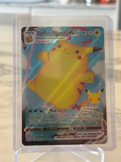 Surfing Pikachu VMAX 009/025 - Celebrations - Ultra Rare - NM Pokemon TCG Card - Image 1