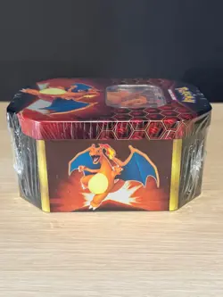 POKEMON HIDDEN FATES CHARIZARD GX FACTORY SEALED TIN - Image 3