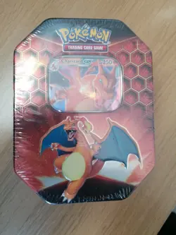 Pokemon TCG Hidden Fates Charizard GX Tin - Factory Sealed - Image 1