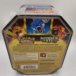 Pokemon TCG Hidden Fates Charizard GX Tin Factory Sealed Brand New - Image 3