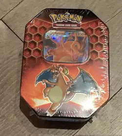 Pokemon TCG : Hidden Fates Tin - CHARIZARD GX - BRAND NEW - FACTORY SEALED - Image 1