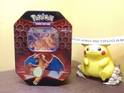 Pokemon TCG Sun & Moon Hidden Fates Charizard GX Tin Brand New & Factory Sealed! - Image 1