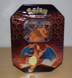 Pokemon TCG Hidden Fates Charizard GX Tin Factory Sealed - Image 1