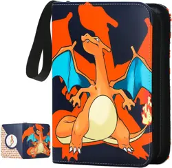 400 Card Pocket Binder with 4 Pocket Trading Cards Album Folder Pokemon TCG - Image 1