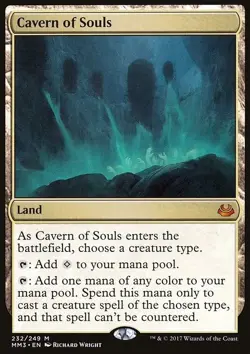MTG Magic the Gathering Cavern of Souls (232/270) Modern Masters 2017 LP - Image 1