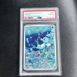 PSA 8 Horsea 2024 Shrouded Fable 067/064 Illustration Rare Pokemon Card - Image 1