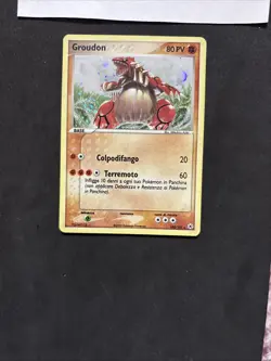 Pokemon Card Groudon 102/101 Ex Leggende Nascoste-Ita-Holo-Swirl-Exc! - Image 3