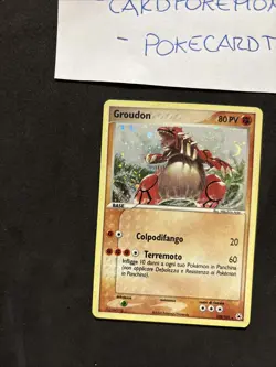 Pokemon Card Groudon 102/101 Ex Leggende Nascoste-Ita-Holo-Swirl-Exc! - Image 4